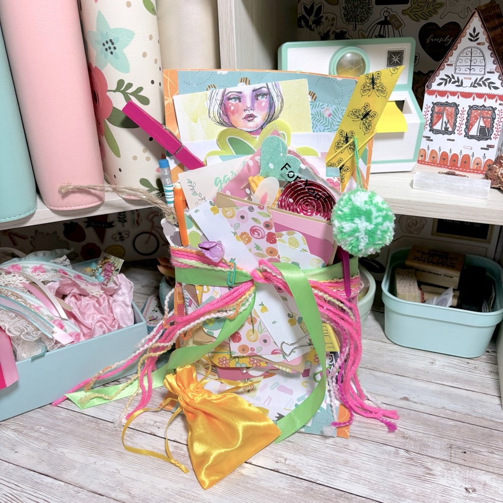 Junk Journal Paper Scrap Pack Kit Planner Decor Supplies Scrapbook Lot Ephemera